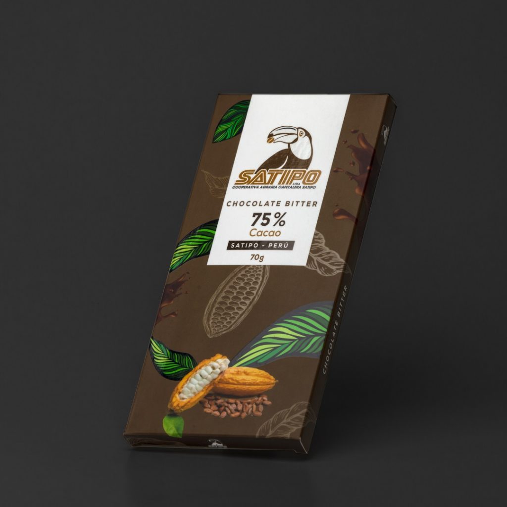 Chocolate Bitter 75% 70g - Satipo